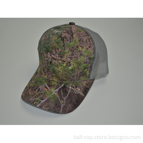Realtree Camo trucker cap, 6 panels Mesh Trucker Cap